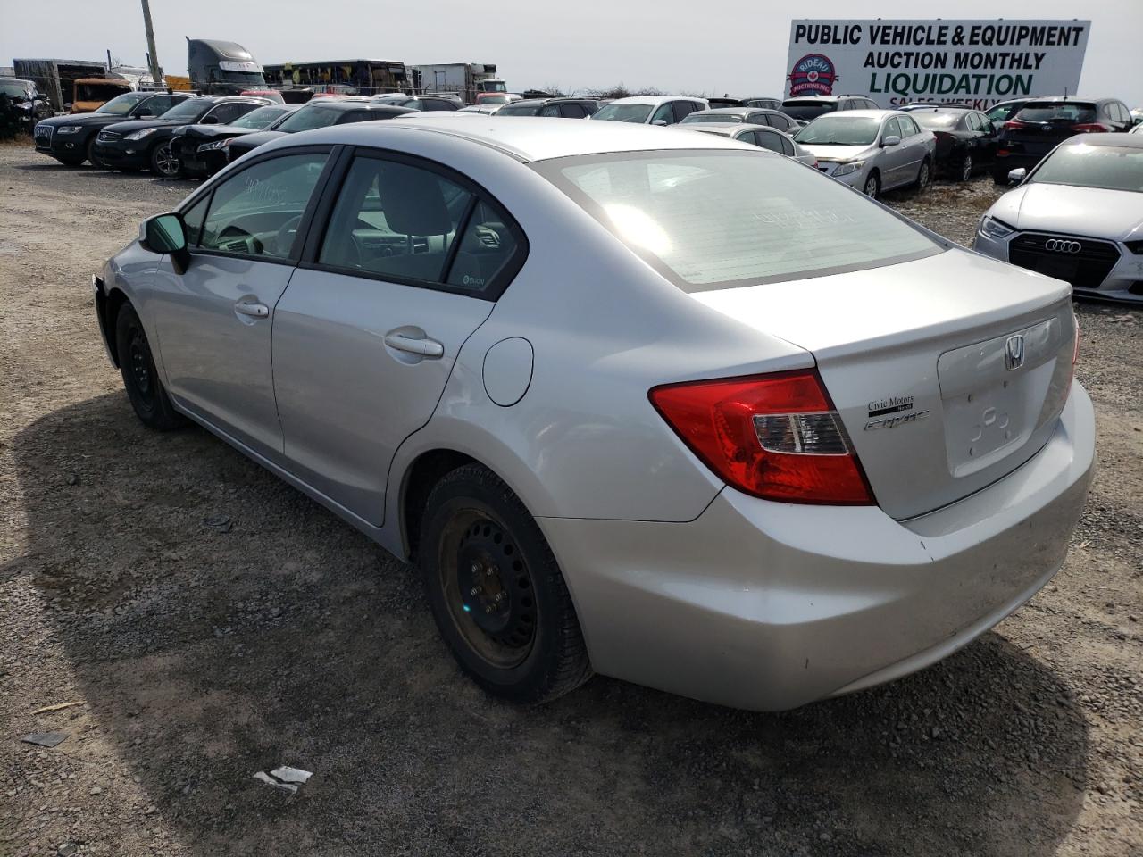 Photo 3 from auction – 2012 HONDA CIVIC LX with VIN 2HGFB2F44CH056681