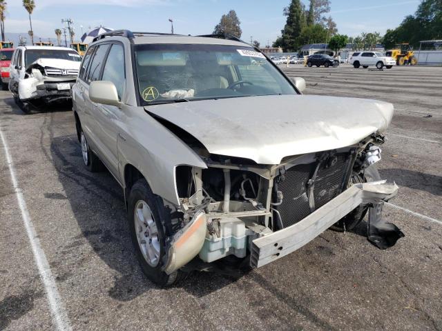 TOYOTA HIGHLANDER 2001 with VIN JTEGF21A110006550 - Photo from auction