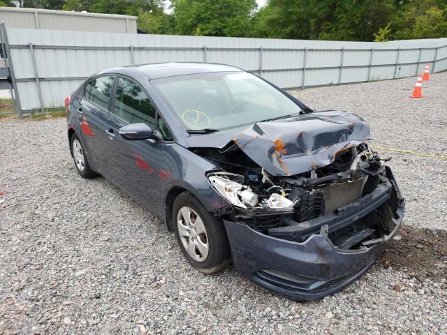 KIA FORTE LX 2015 with VIN KNAFX4A60F5326356 - Photo from auction