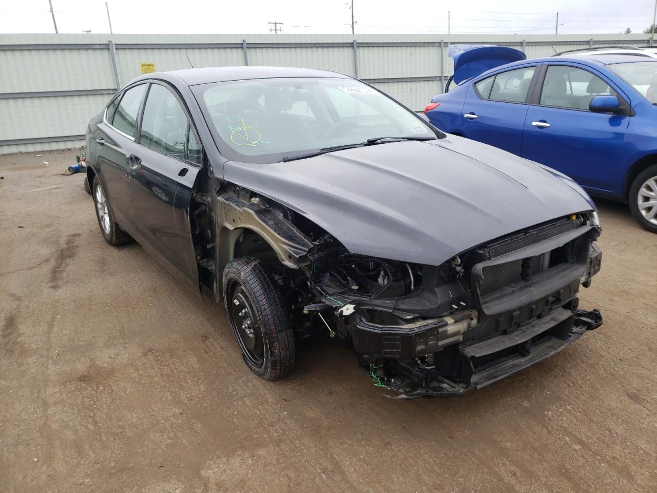 FORD FUSION S 2017 with VIN 3FA6P0G77HR161570 - Photo from auction