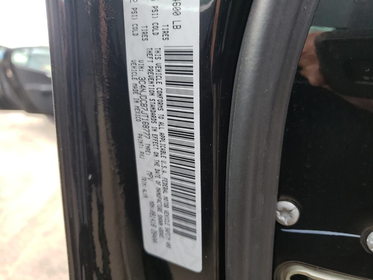 Photo 10 from auction – 2018 JEEP COMPASS LI with VIN 3C4NJDCB7JT168777