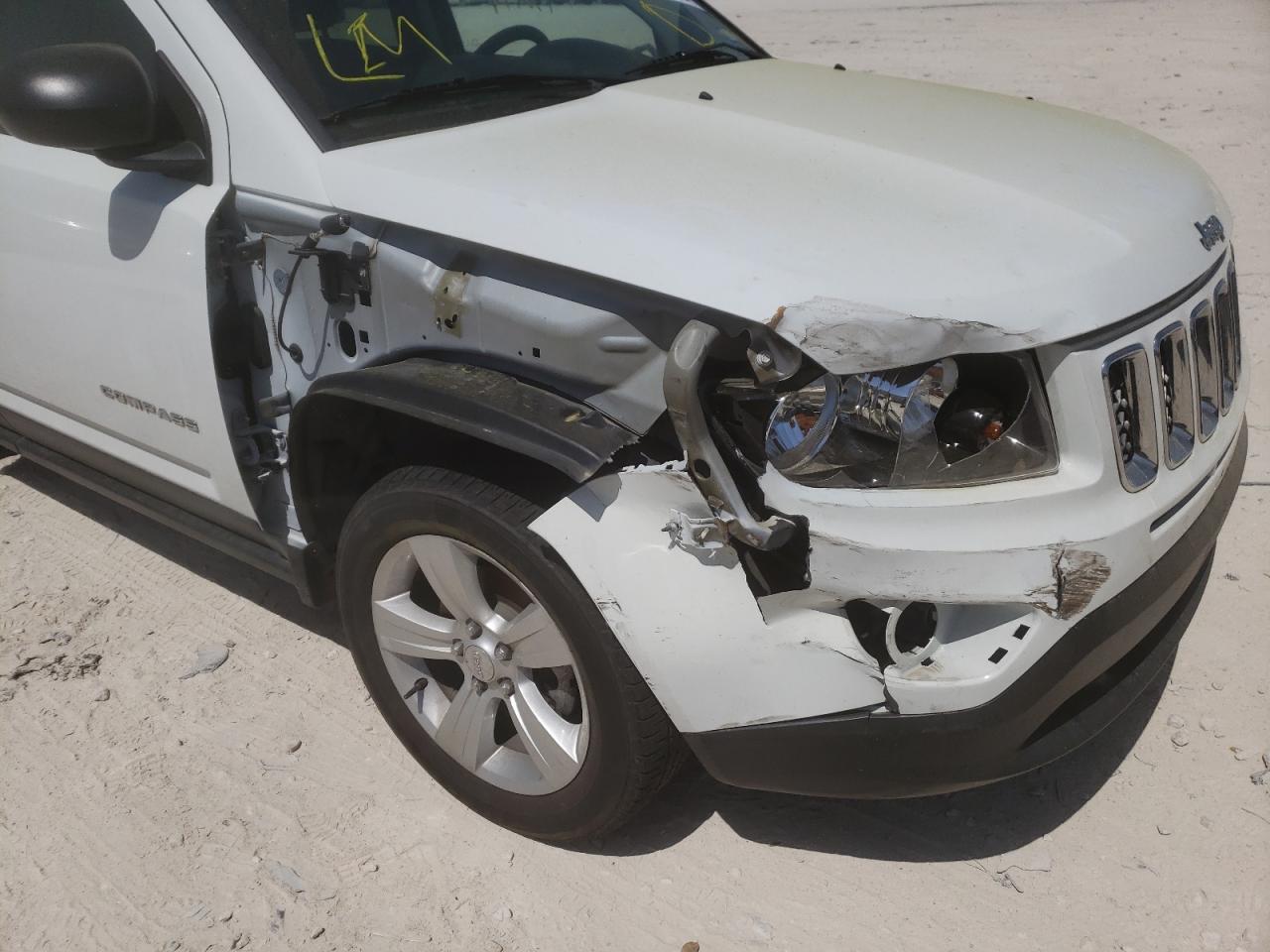 Photo 9 from auction – 2016 JEEP COMPASS SP with VIN 1C4NJCBA8GD615523