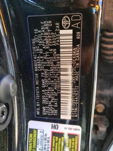 Photo 10 from auction – 2016 TOYOTA COROLLA L with VIN 2T1BURHE7GC688189