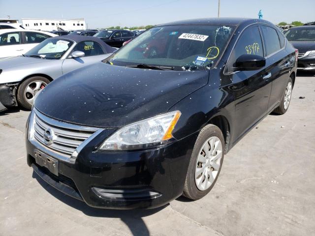 Photo 2 from auction – 2015 NISSAN SENTRA with VIN 3N1AB7AP7FL677189
