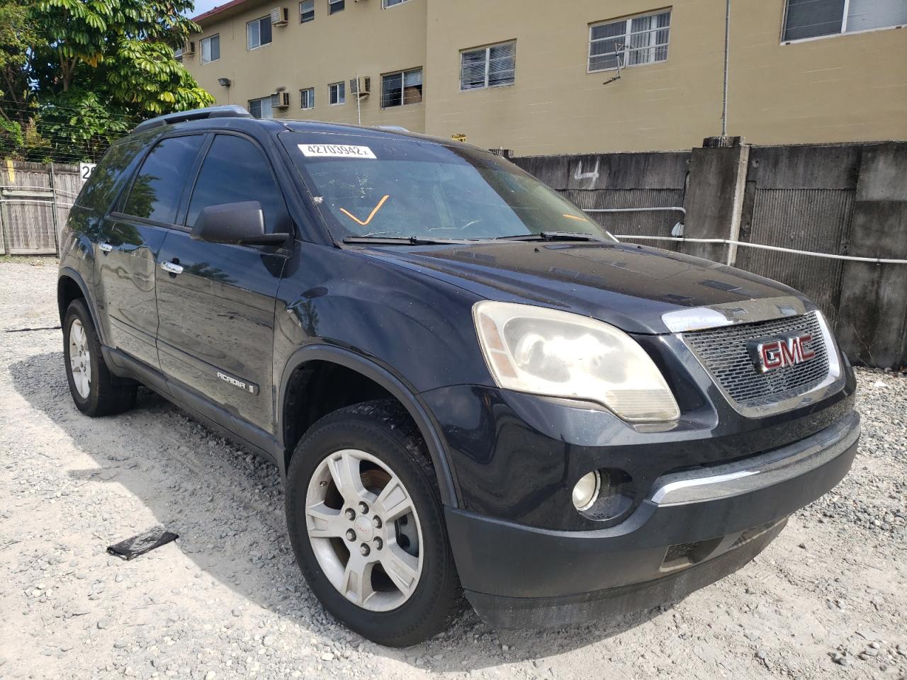 GMC ACADIA SLE 2008 with VIN 1GKER13718J303759 - Photo from auction