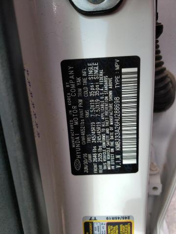 Photo 10 from auction – 2017 HYUNDAI TUCSON LIM with VIN KM8J33A26HU288698