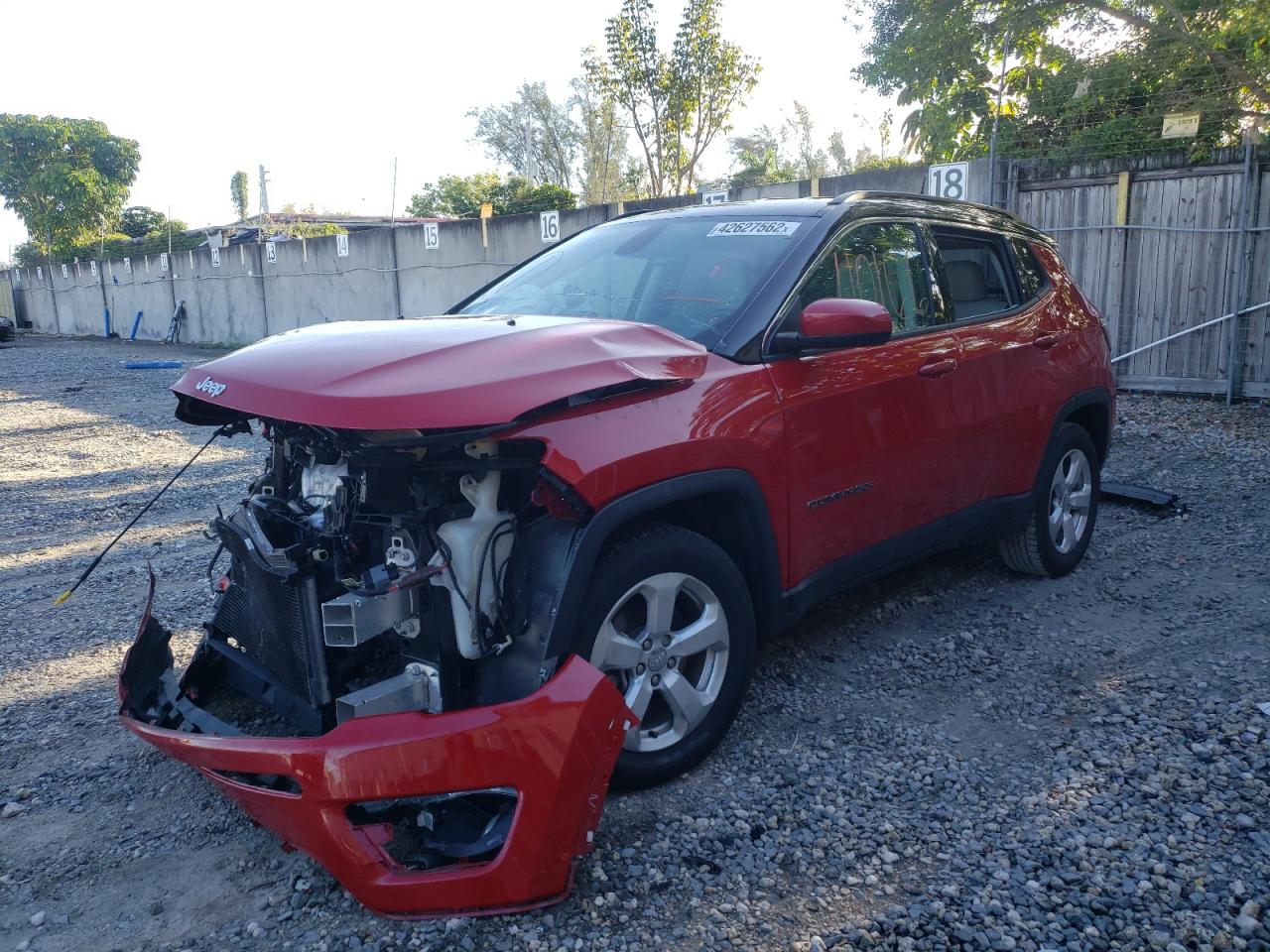 Photo 2 from auction – 2018 JEEP COMPASS LA with VIN 3C4NJCBB1JT461280