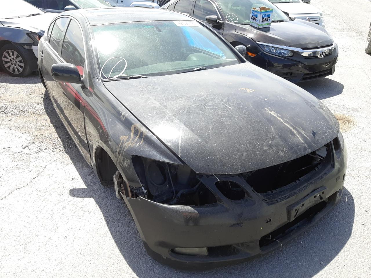 LEXUS GS 350 2007 with VIN JTHBE96SX70017887 - Photo from auction