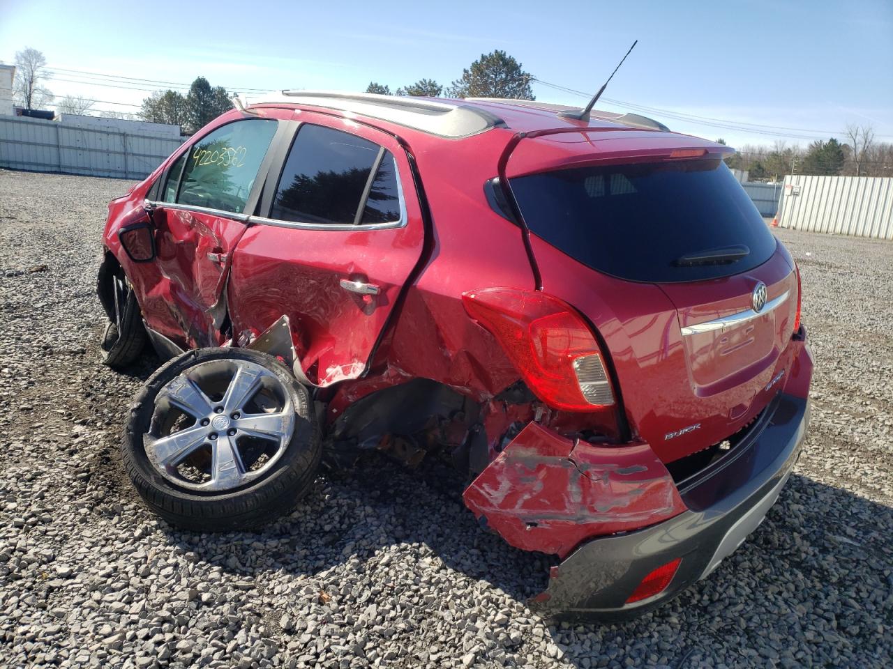 Photo 3 from auction – 2014 BUICK ENCORE CON with VIN KL4CJFSB7EB533254