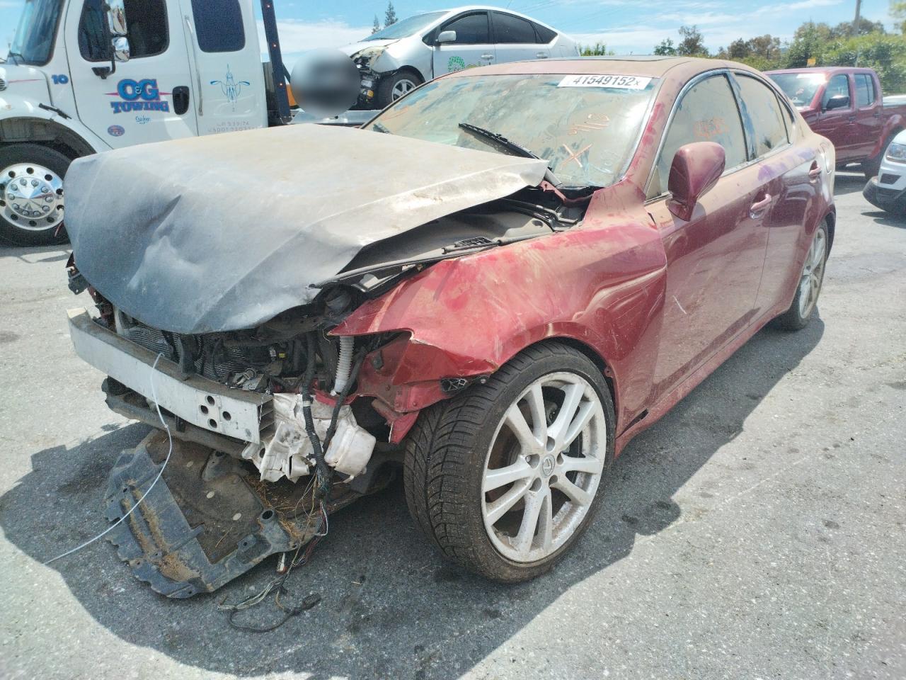 Photo 2 from auction – 2006 LEXUS IS 250 with VIN JTHBK262865022359