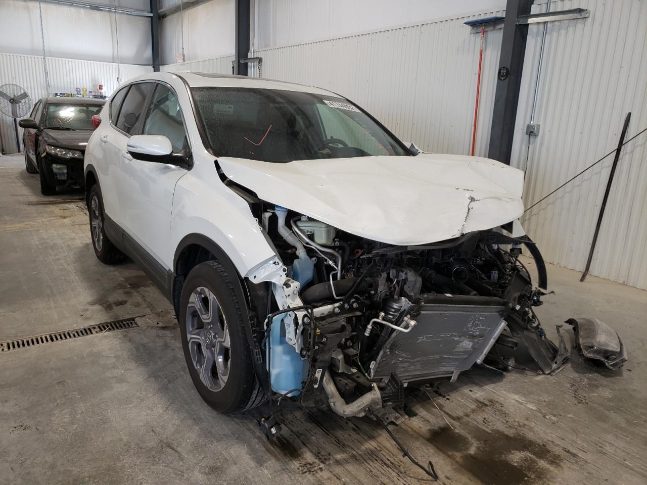 HONDA CR-V EX 2019 with VIN 7FARW2H56KE059287 - Photo from auction