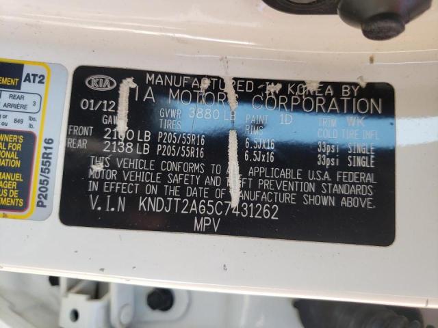 Photo 10 from auction – 2012 KIA SOUL + with VIN KNDJT2A65C7431262