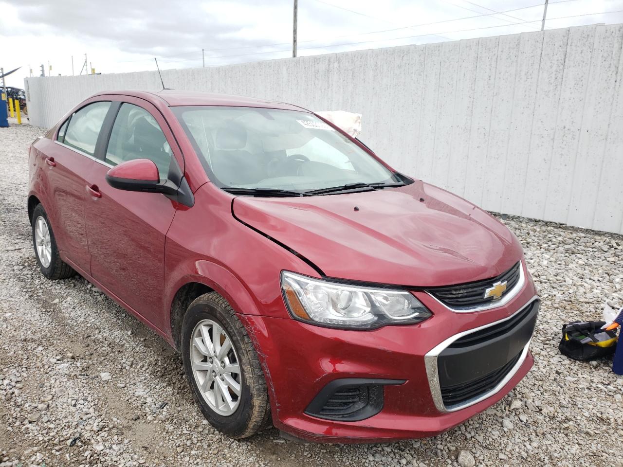 Photo 1 from auction – 2019 CHEVROLET SONIC LT with VIN 1G1JD5SB8K4134344