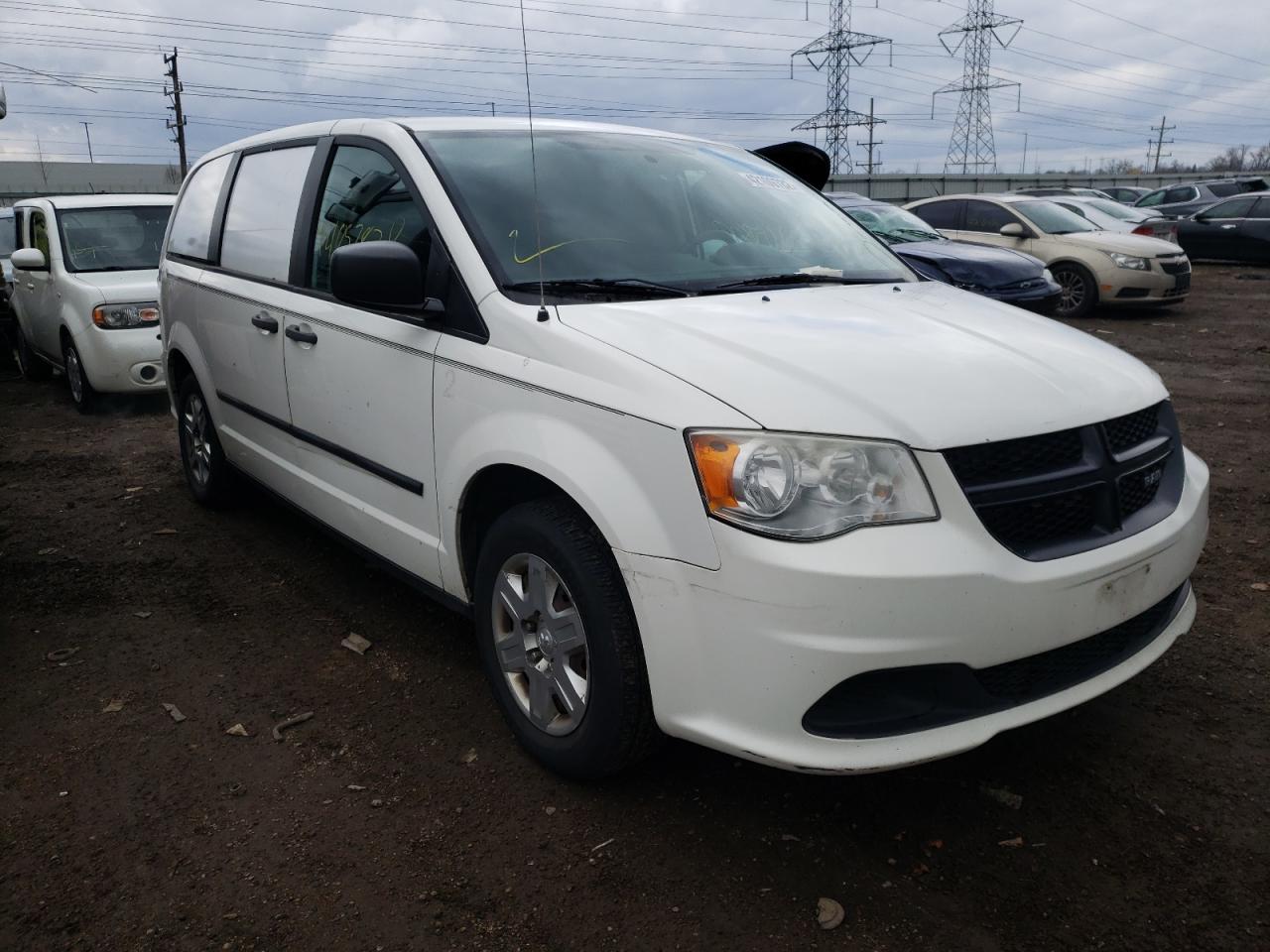 RAM TRADESMAN 2013 with VIN 2C4JRGAG4DR637693 - Photo from auction