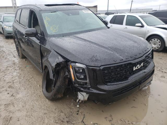 KIA TELLURIDE 2022 with VIN 5XYP3DHC4NG237202 - Photo from auction