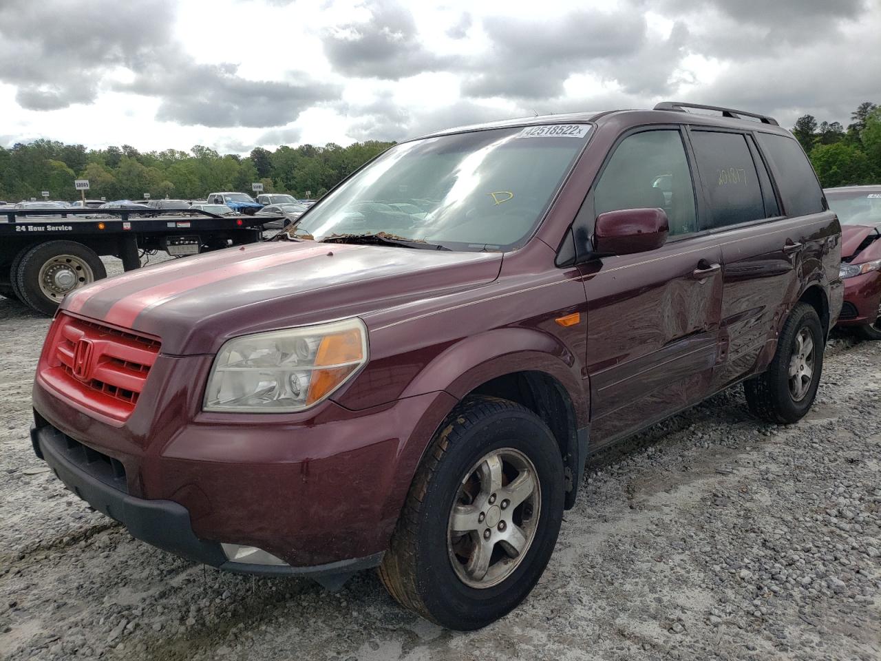 Zdjęcie 2 z aukcji – 2007 HONDA PILOT EXL z VIN 5FNYF28747B024960