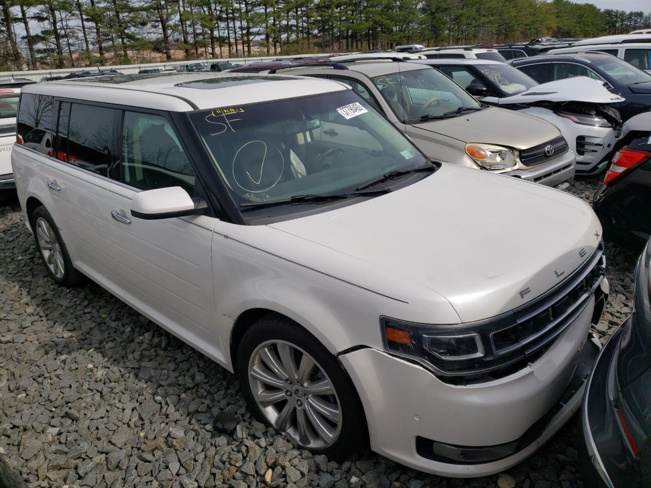 FORD FLEX LIMIT 2014 with VIN 2FMHK6DT2EBD07420 - Photo from auction