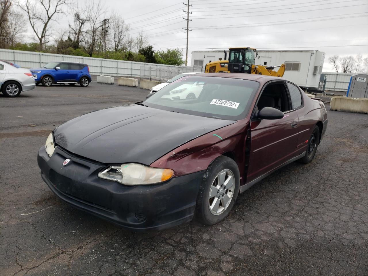 Photo 2 from auction – 2002 CHEVROLET MONTE CARL with VIN 2G1WX15K129144065