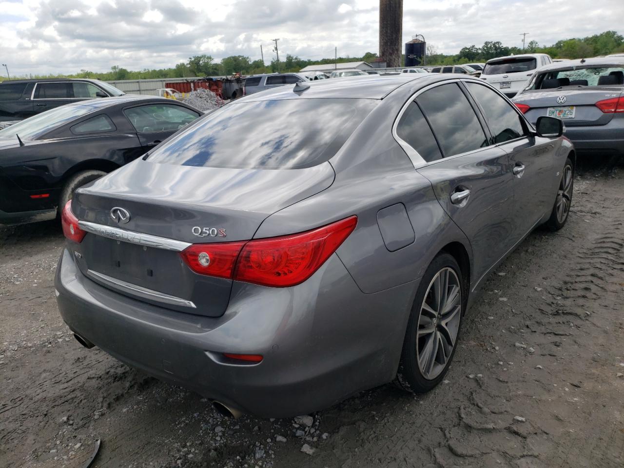 Photo 4 from auction – 2014 INFINITI Q50 BASE with VIN JN1BV7AR4EM692427