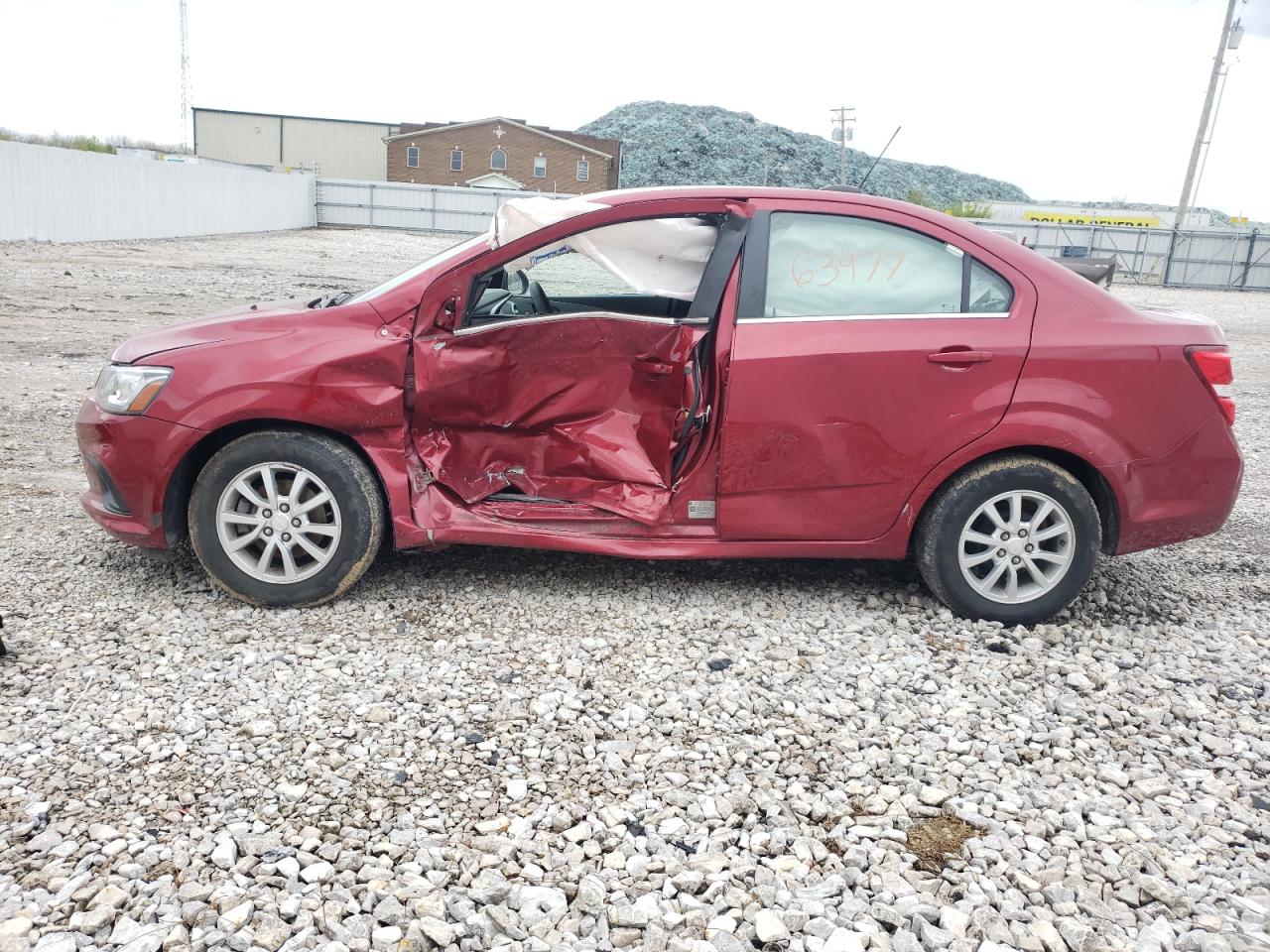 Photo 9 from auction – 2019 CHEVROLET SONIC LT with VIN 1G1JD5SB8K4134344