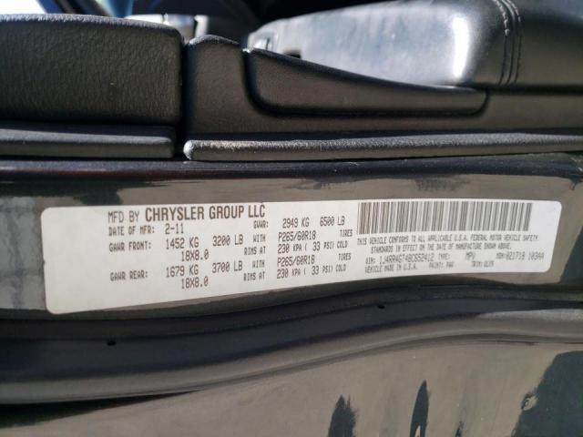 Photo 10 from auction – 2011 JEEP GRAND CHER with VIN 1J4RR4GT4BC652412