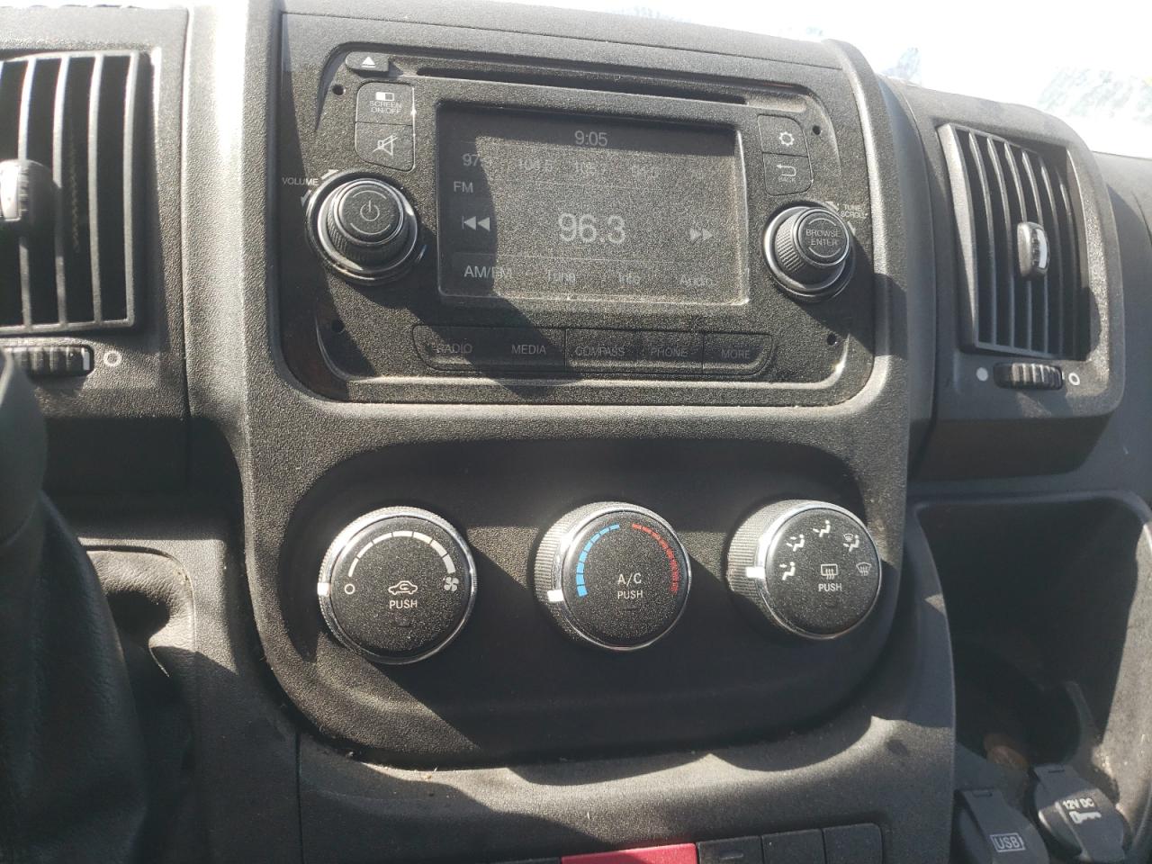 Photo 9 from auction – 2017 RAM PROMASTER with VIN 3C6TRVDG0HE522435