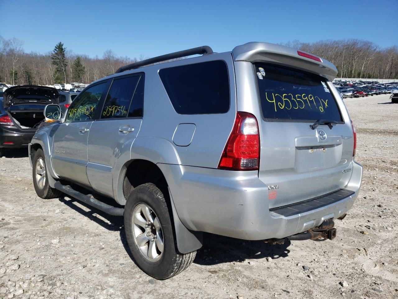 Photo 3 from auction – 2007 TOYOTA 4RUNNER SR with VIN JTEBT14R878039294