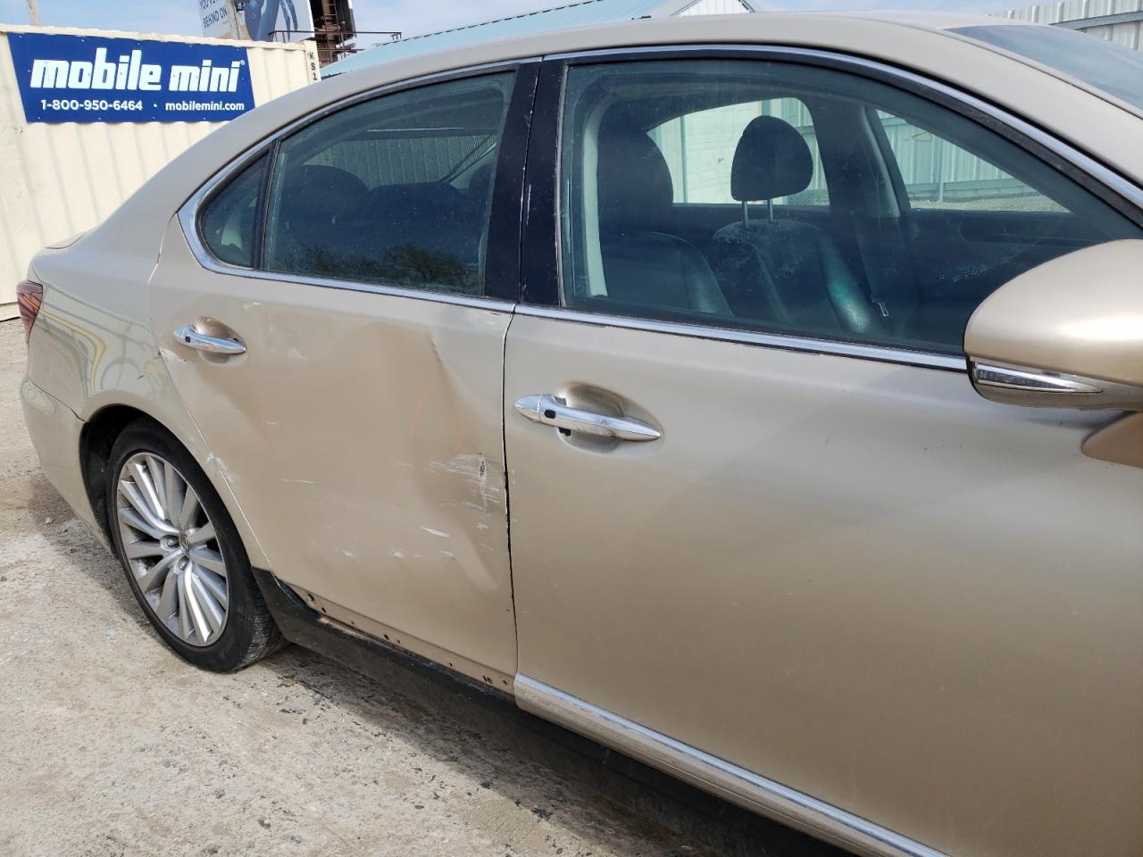 Photo 9 from auction – 2013 LEXUS LS 460 with VIN JTHBL5EF9D5119523