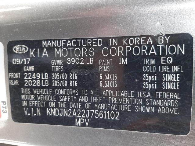 Photo 10 from auction – 2018 KIA SOUL with VIN KNDJN2A22J7561102