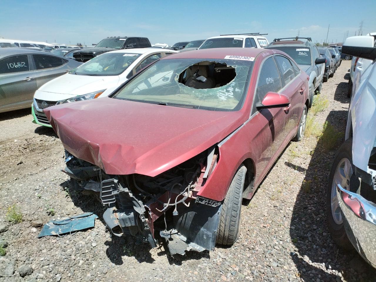 Photo 2 from auction – 2016 HYUNDAI SONATA SE with VIN 5NPE24AF9GH279519
