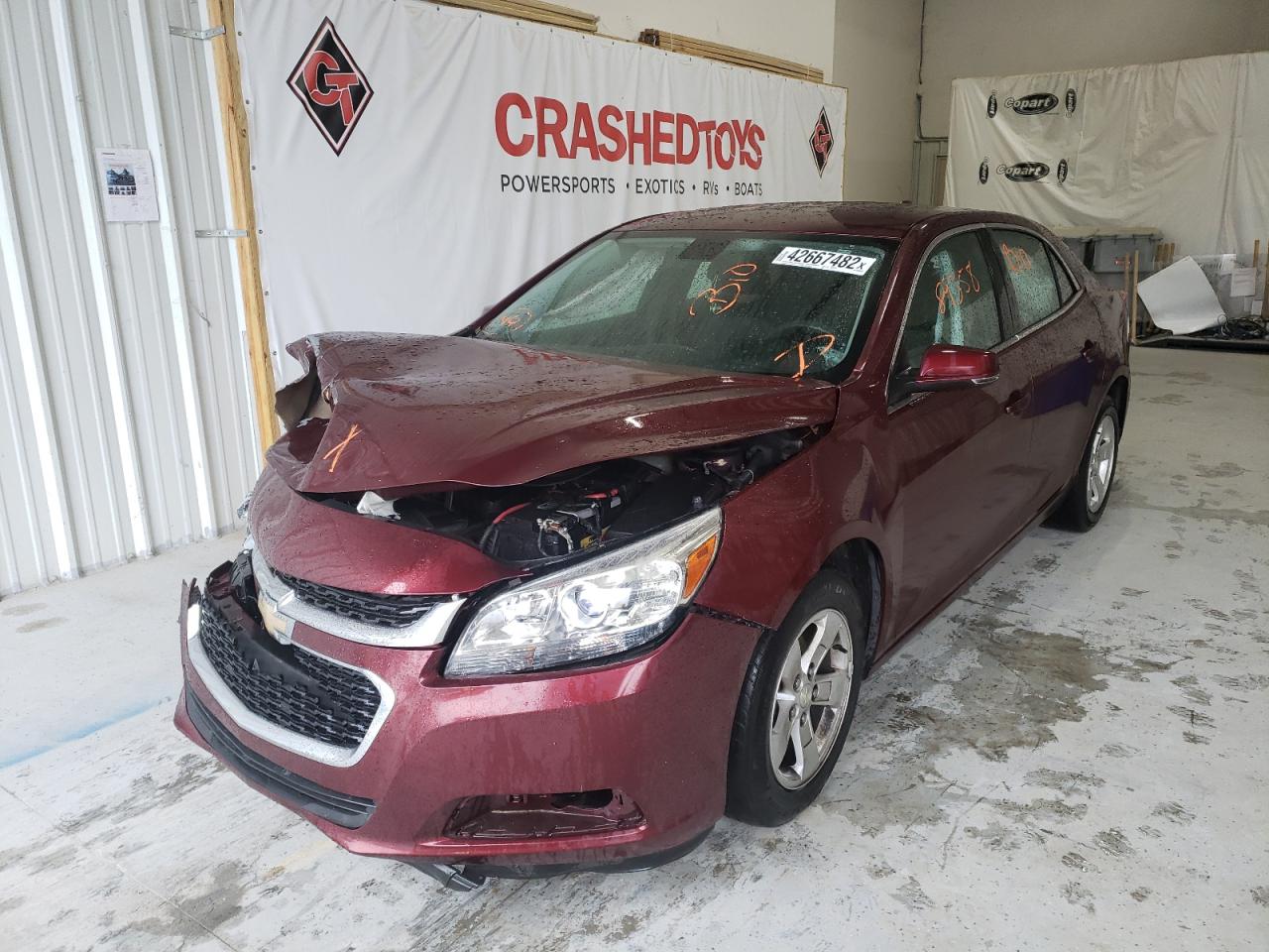 Photo 2 from auction – 2016 CHEVROLET MALIBU with VIN 1G11C5SA8GF158519