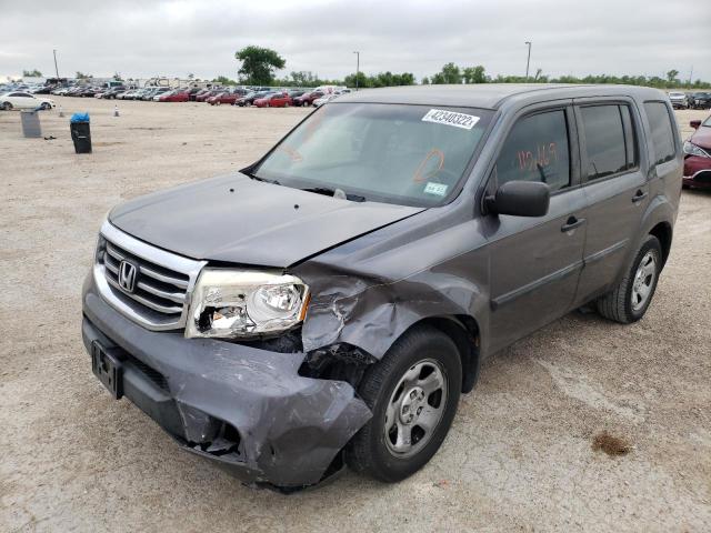 Foto 2 de la subasta – 2014 HONDA PILOT LX con VIN 5FNYF3H20EB026387