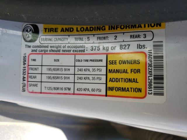 Photo 10 from auction – 2015 FORD FOCUS S with VIN 1FADP3E2XFL298613
