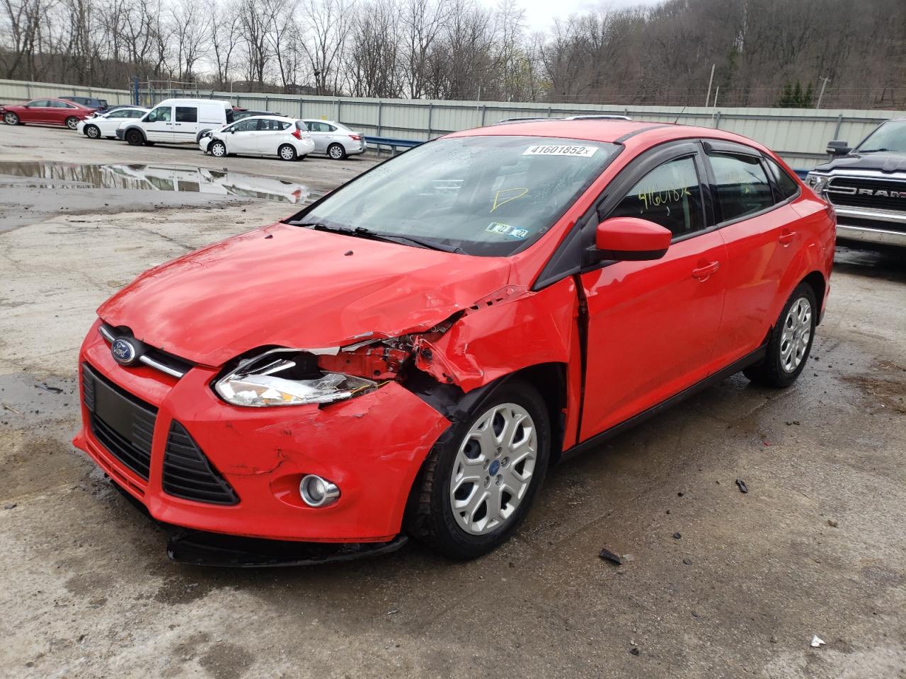 Photo 2 from auction – 2012 FORD FOCUS SE with VIN 1FAHP3F26CL118524