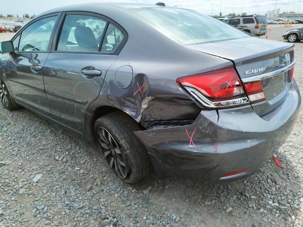 Photo 9 from auction – 2014 HONDA CIVIC EXL with VIN 19XFB2F97EE240487