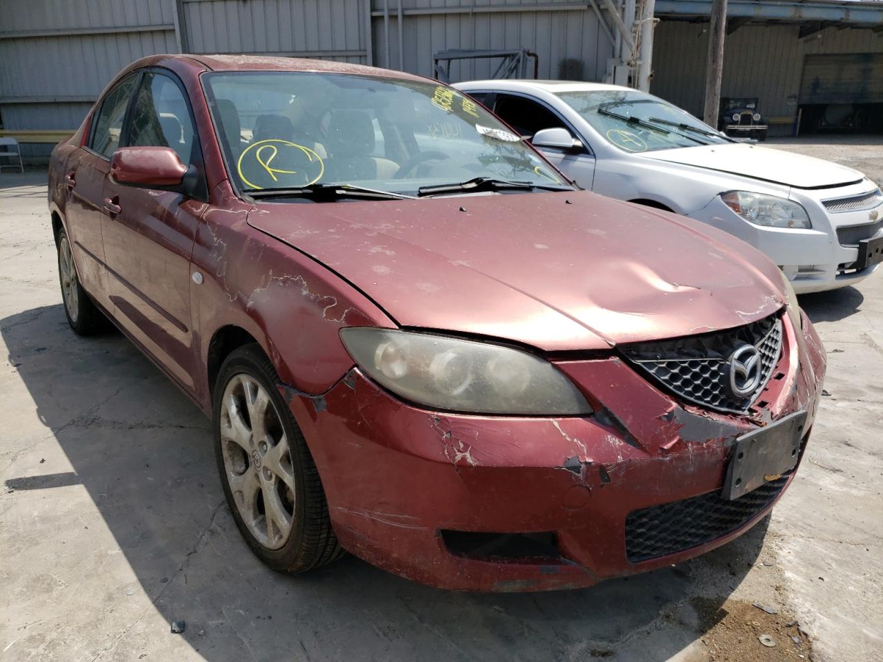 MAZDA 3 I 2008 with VIN JM1BK32F381119754 - Photo from auction