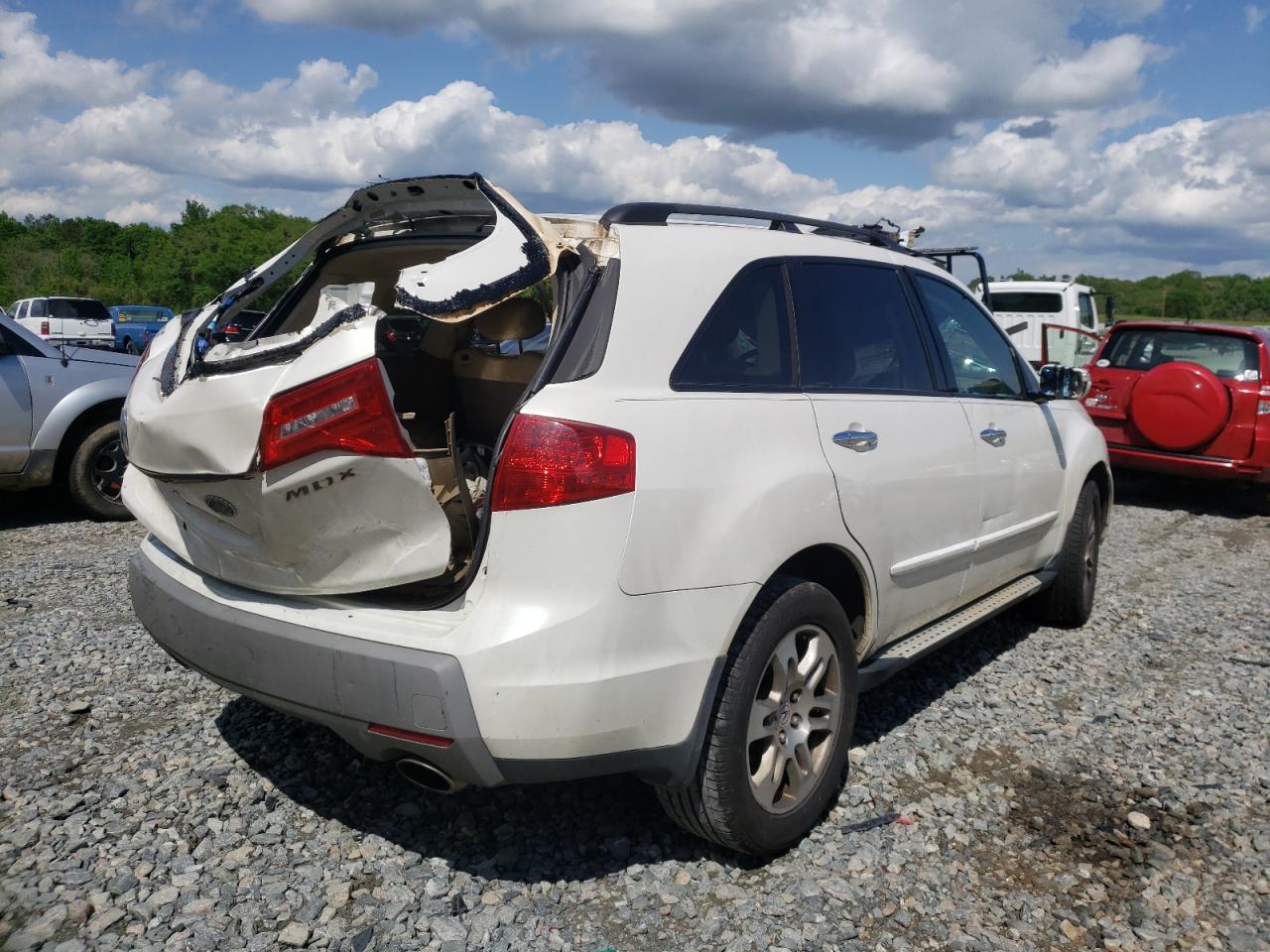 Photo 4 from auction – 2007 ACURA MDX with VIN 2HNYD28277H525551