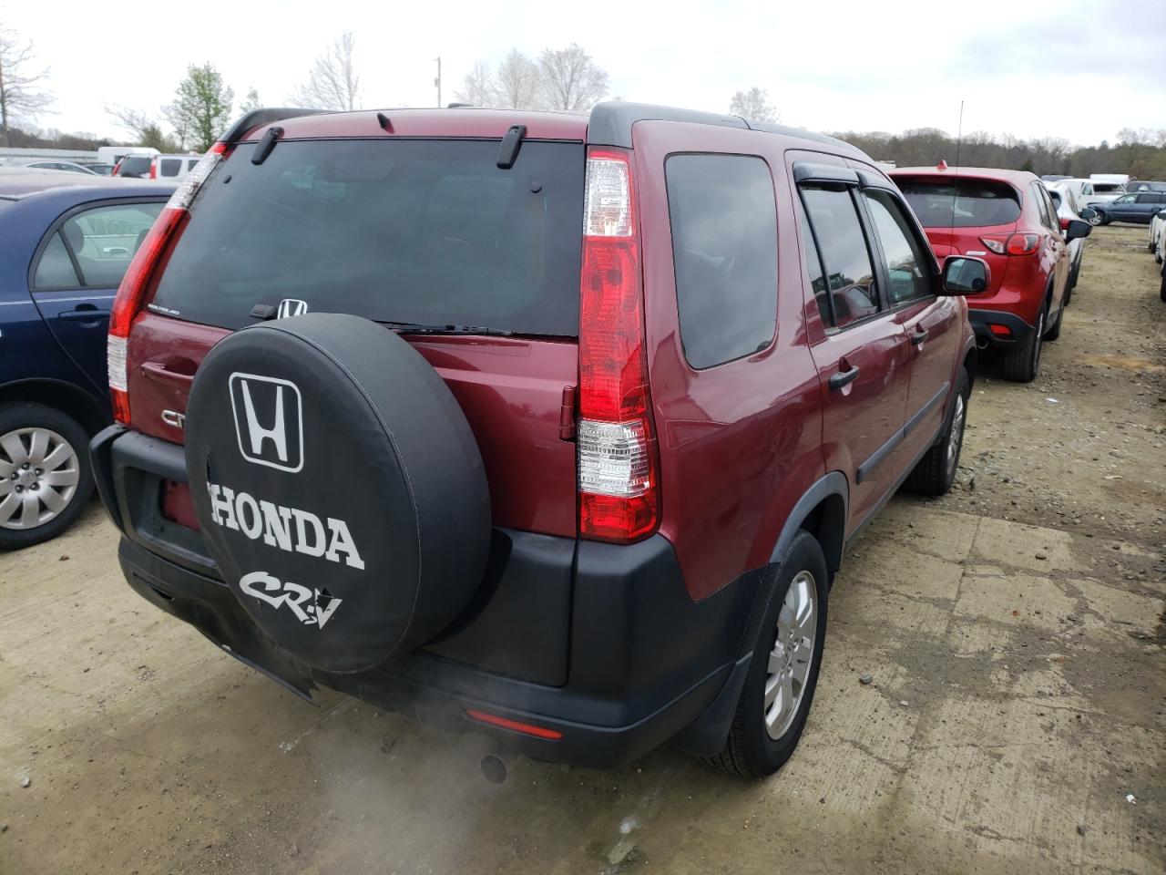 Photo 4 from auction – 2006 HONDA CR-V EX with VIN SHSRD78836U413595