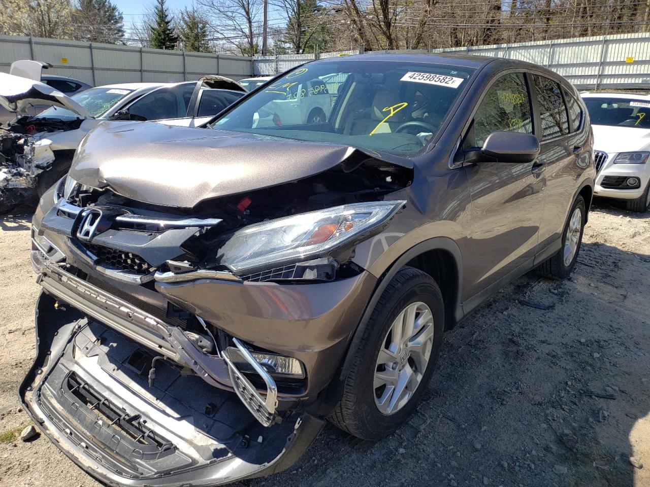 Photo 2 from auction – 2016 HONDA CR-V EX with VIN 5J6RM4H57GL050433