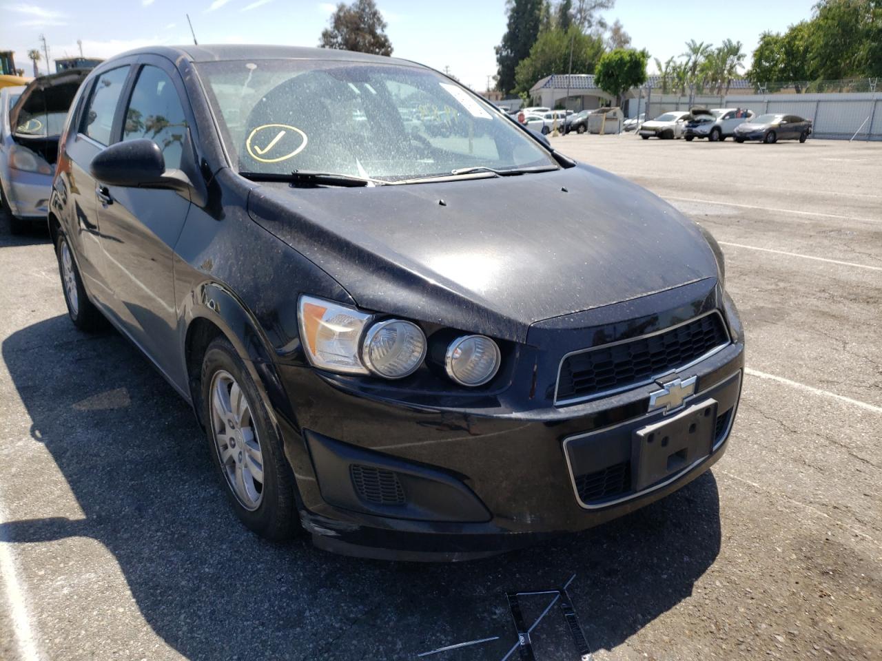 CHEVROLET SONIC LT 2012 with VIN 1G1JC6SB5C4221046 - Photo from auction