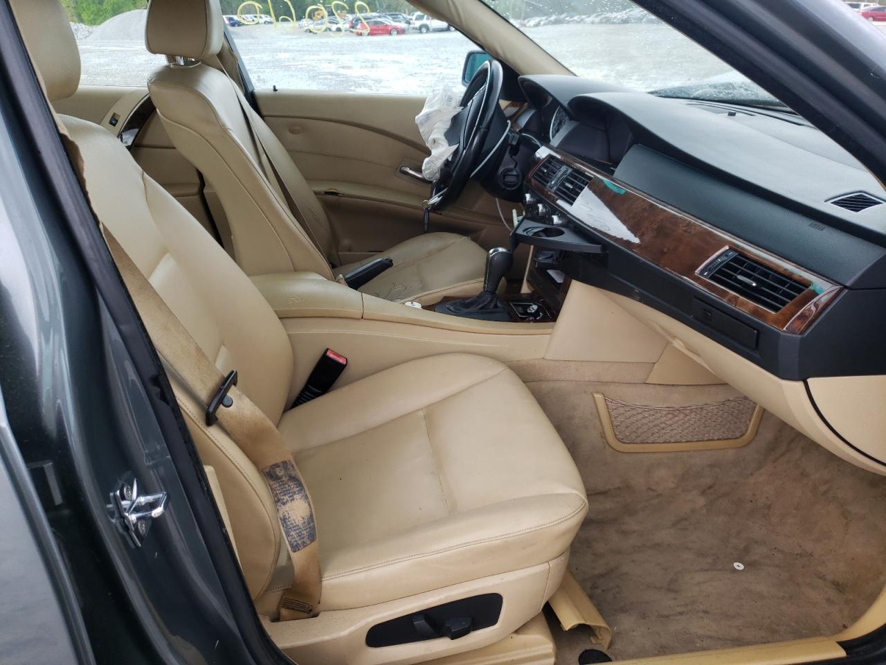 Photo 5 from auction – 2007 BMW 525 I with VIN WBANE53577CW68430