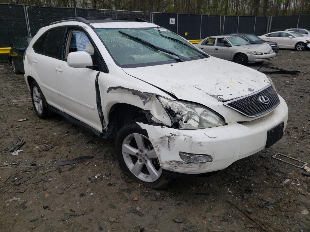 LEXUS RX 350 2007 with VIN 2T2GK31U57C010420 - Photo from auction