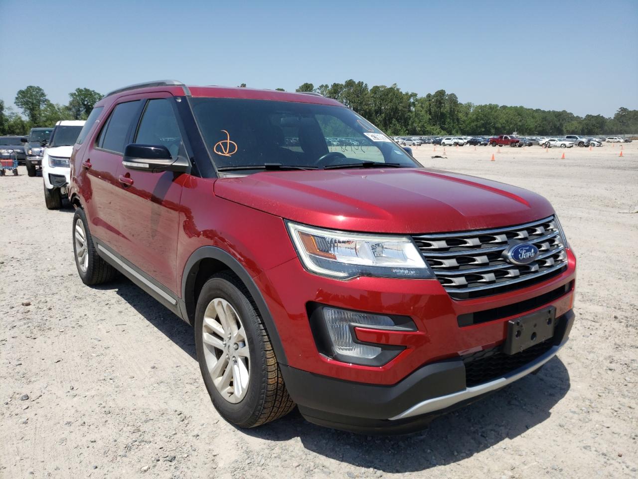 FORD EXPLORER X 2017 with VIN 1FM5K7D83HGB30314 - Photo from auction