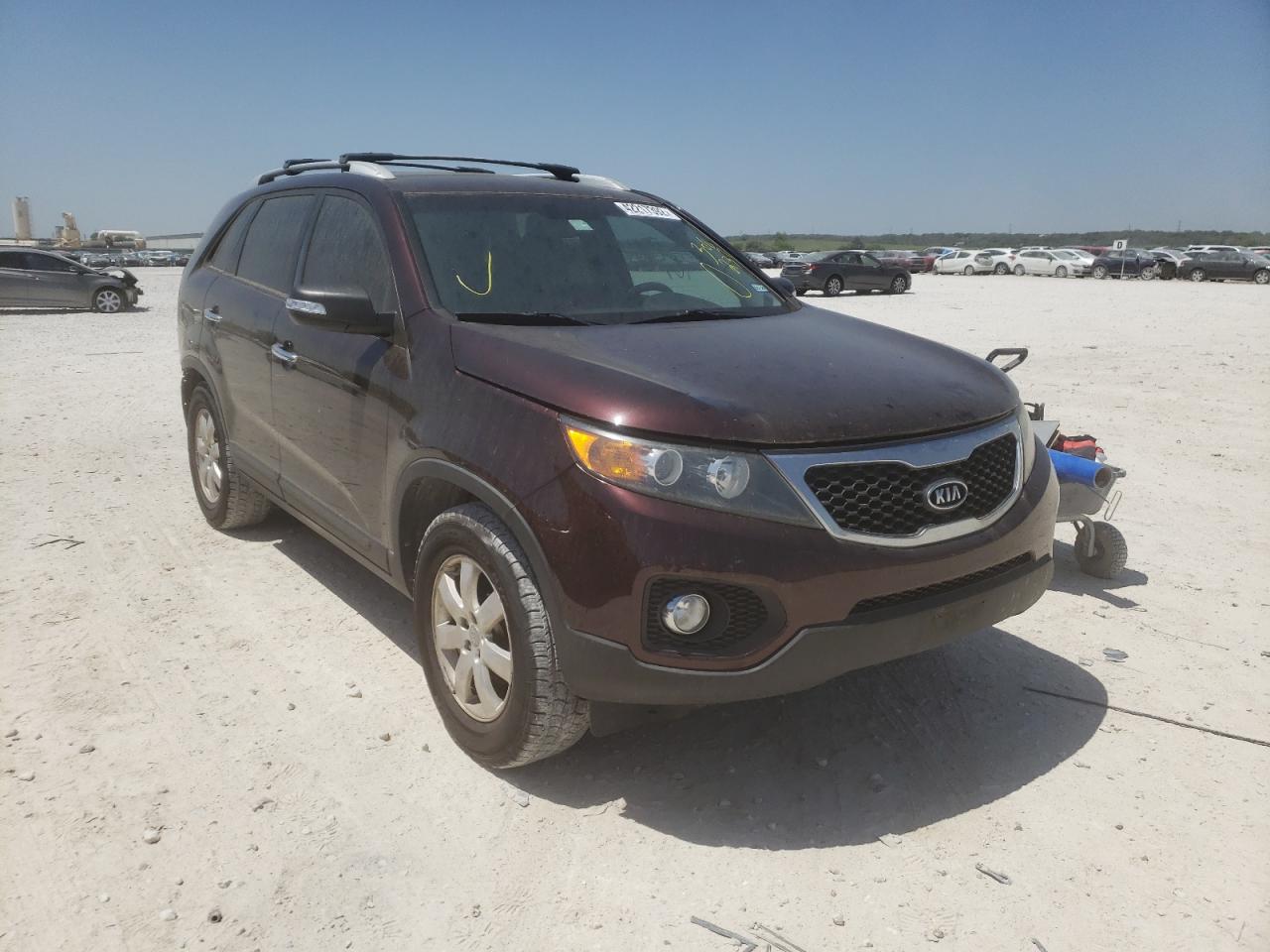 KIA SORENTO BA 2012 with VIN 5XYKT3A69CG308237 - Photo from auction