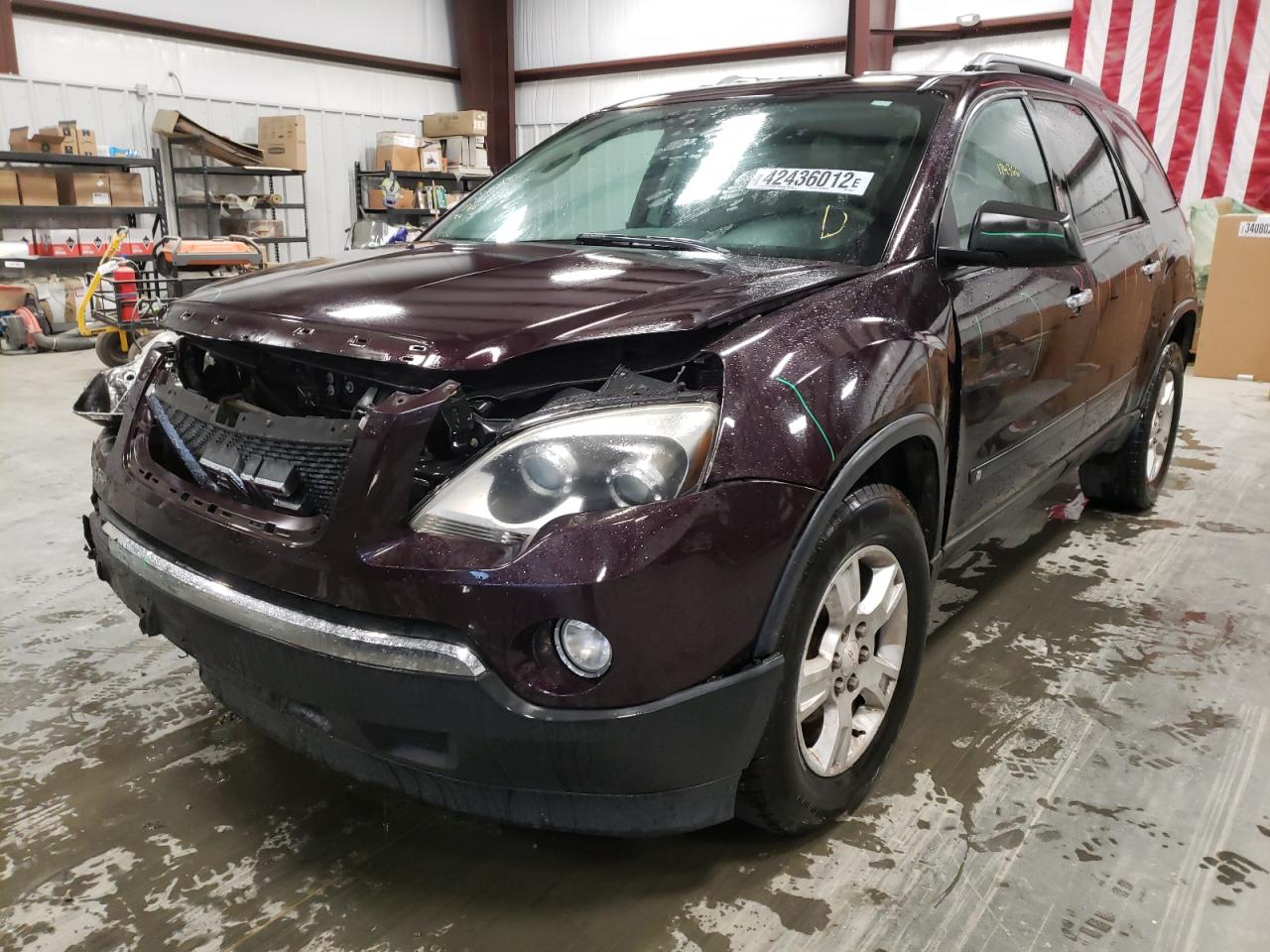 Photo 2 from auction – 2009 GMC ACADIA SLE with VIN 1GKER13D49J213917
