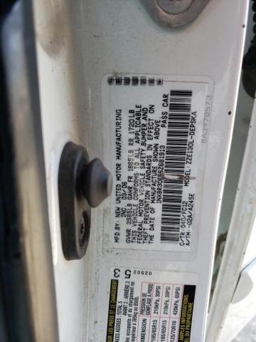 Photo 10 from auction – 2006 TOYOTA COROLLA CE with VIN 1NXBR30E56Z681913