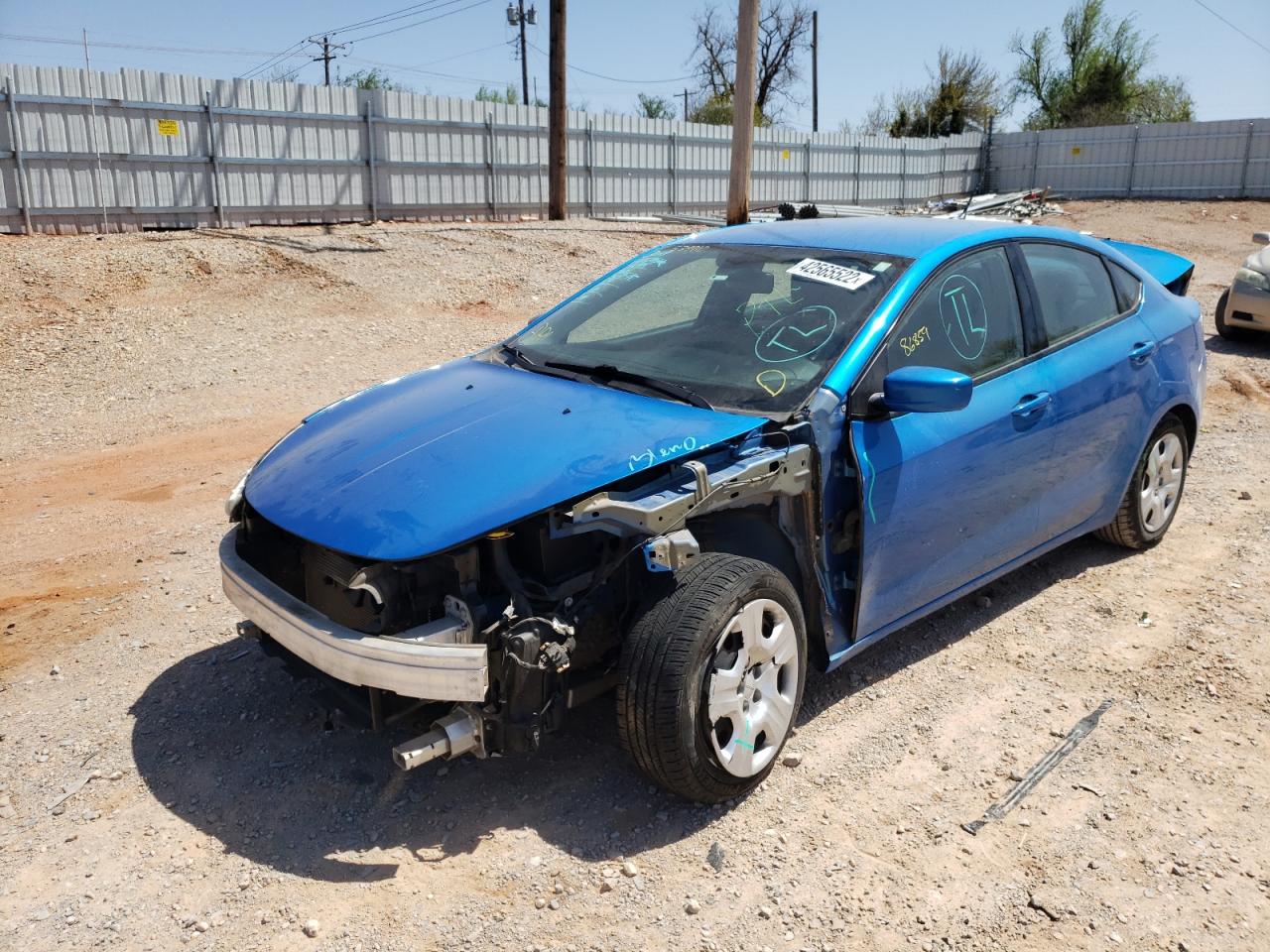 Photo 2 from auction – 2016 DODGE DART SE with VIN 1C3CDFAAXGD539910