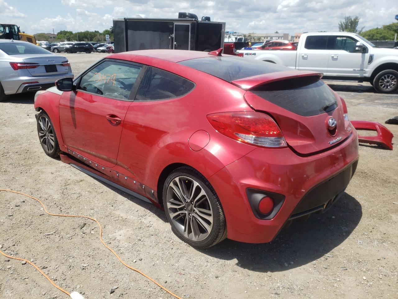 Photo 3 from auction – 2016 HYUNDAI VELOSTER T with VIN KMHTC6AE6GU274576
