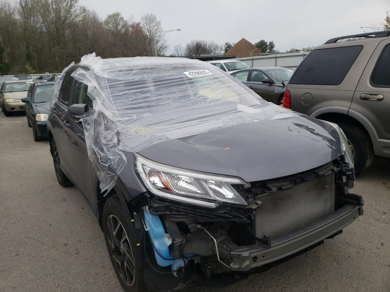 HONDA CR-V SE 2016 with VIN 2HKRM4H47GH656543 - Photo from auction