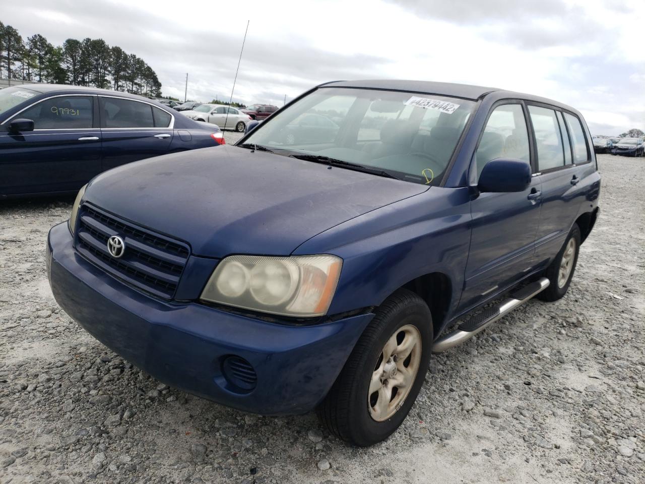 Photo 2 from auction – 2002 TOYOTA HIGHLANDER with VIN JTEGF21A420029483